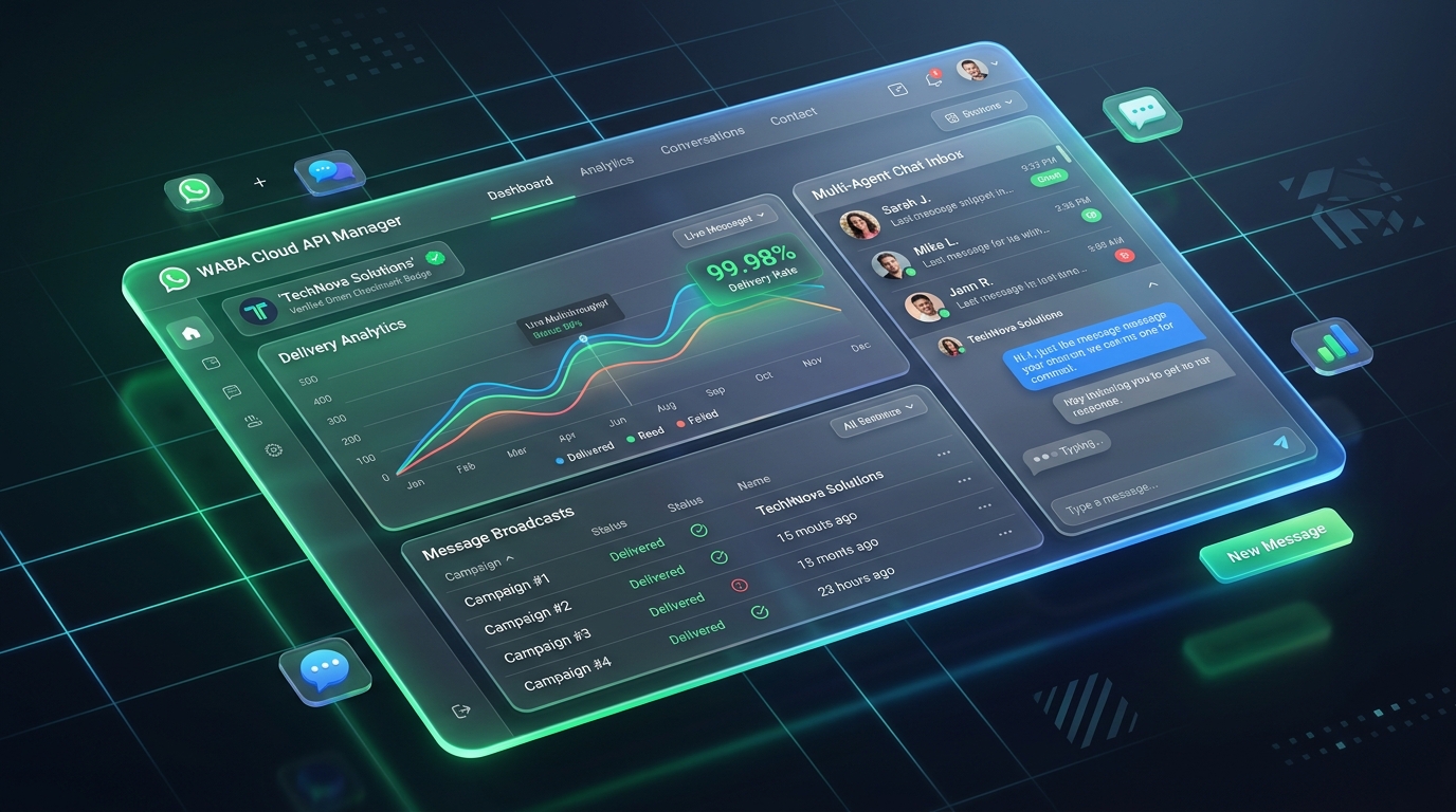 WA Link Pro Official WhatsApp Cloud API Enterprise Dashboard